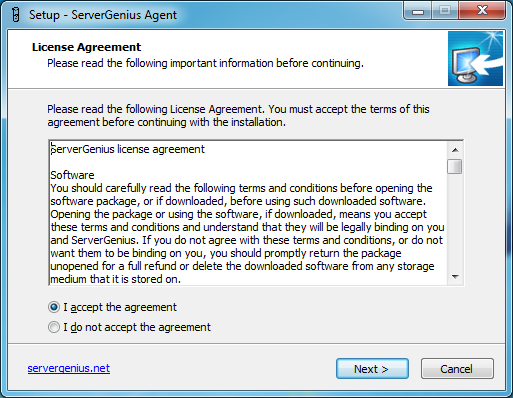伺服器管理螢幕快照 4